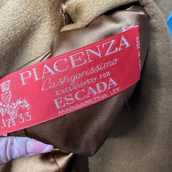 Escada Placenza Cashgorissimo Coat Size 40 - Picture 6 of 6